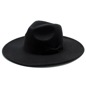 Large Size Wide Brim Unisex Fedora Hat